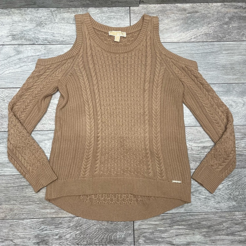 Michael Kors cold shoulder sweater M